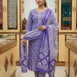 Daily Printed wear Purple