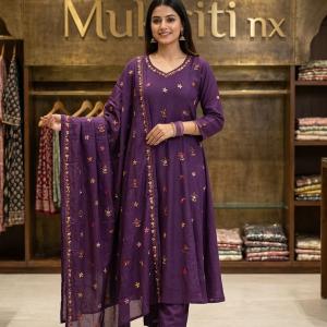 Purple Embroidery
