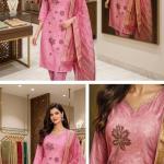 Pink with floral print